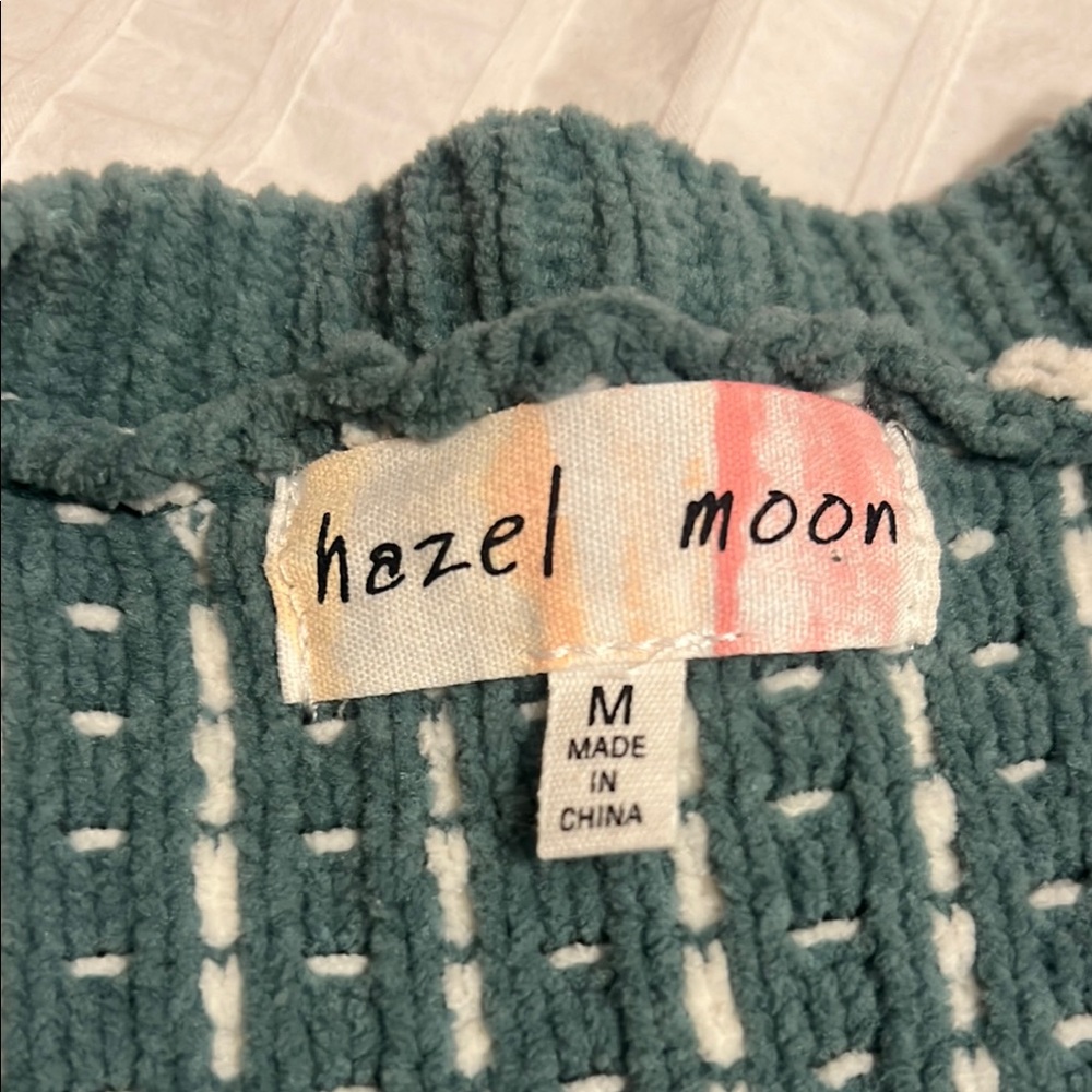 Women's Teal Crew Neck Sweater